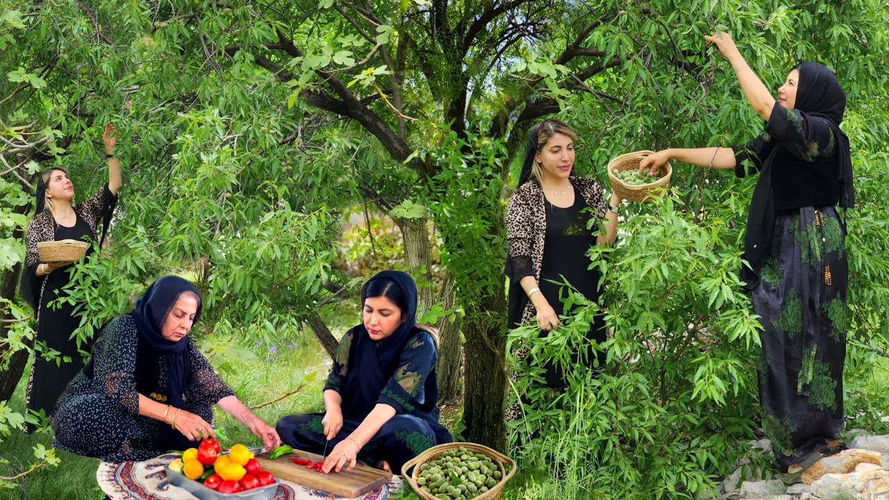 🌱ИРАНСКАЯ ДЕРЕВЕНСКАЯ ЖИЗНЬ С ПОПУЛЯРНЫМ ВЕСЕННИМ БЛЮДОМ В ДЕРЕВЕНСКОМ СТИЛЕ