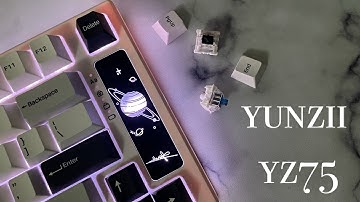 Yunzii YZ75 unboxing & sound test | stock + mod