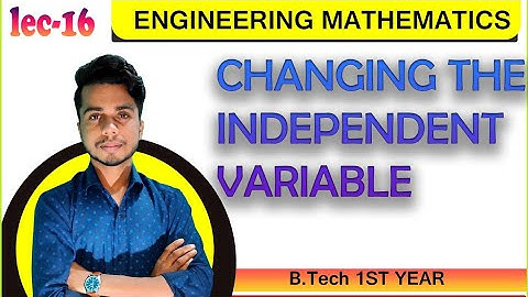Changing of independent variable #questions Part-2 ||Engineering mathematics-2 ||AKTU ||#Btech