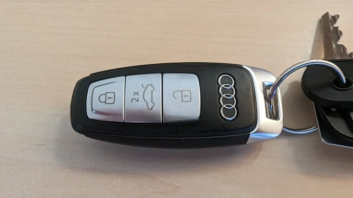 Replace battery Audi key fob remote