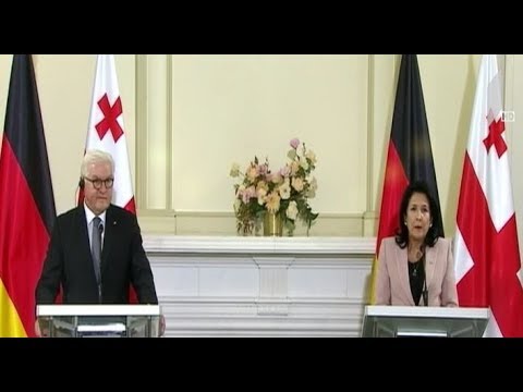 სალომე ზურაბიშვილმა გერმანიის პრეზიდენტს უმასპინძლა