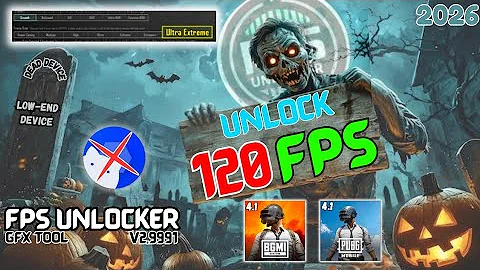 Unlock 120 FPS PUBG 4.1 Without Shizuku | Enable 90 & 120FPS BGMI/PUBG Via FPS Unlocker Tool V2.9991