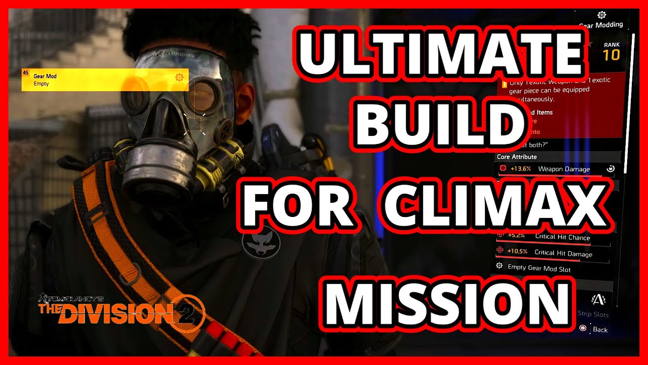 Ultimate Division 2 Build Dominates Year 7 Season 1 Climax Mission ...