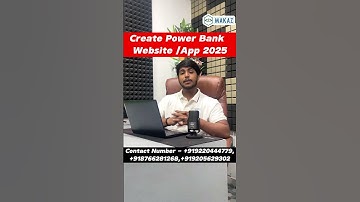 How To Create Power Bank Website | Make Power Bank Investment Website | Investment Website /App/2025