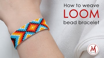 How to make a loom bead bracelet - FULL TUTORIAL