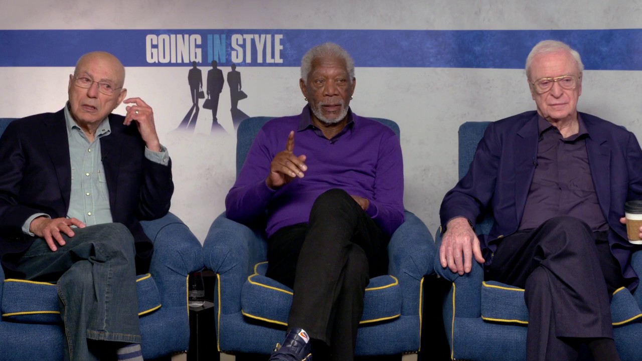 Michael Caine Morgan Freeman And Alan Arkin Raw Interview Going In