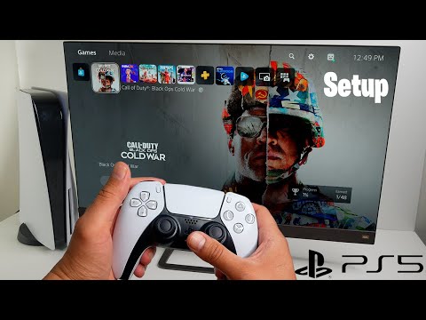 PlayStation 5 Initial Setup, Startup, Dashboard and