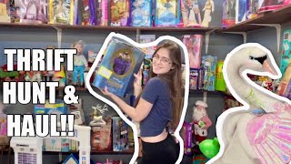 *THRIFT STORE DOLL HUNT VLOG* & HAUL!! Barbie and other rare dolls!