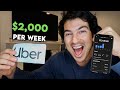 How to make $2000 a week in 2024 Driving UBER!!!