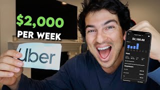 How to make $2000 a week in 2024 Driving UBER!!!