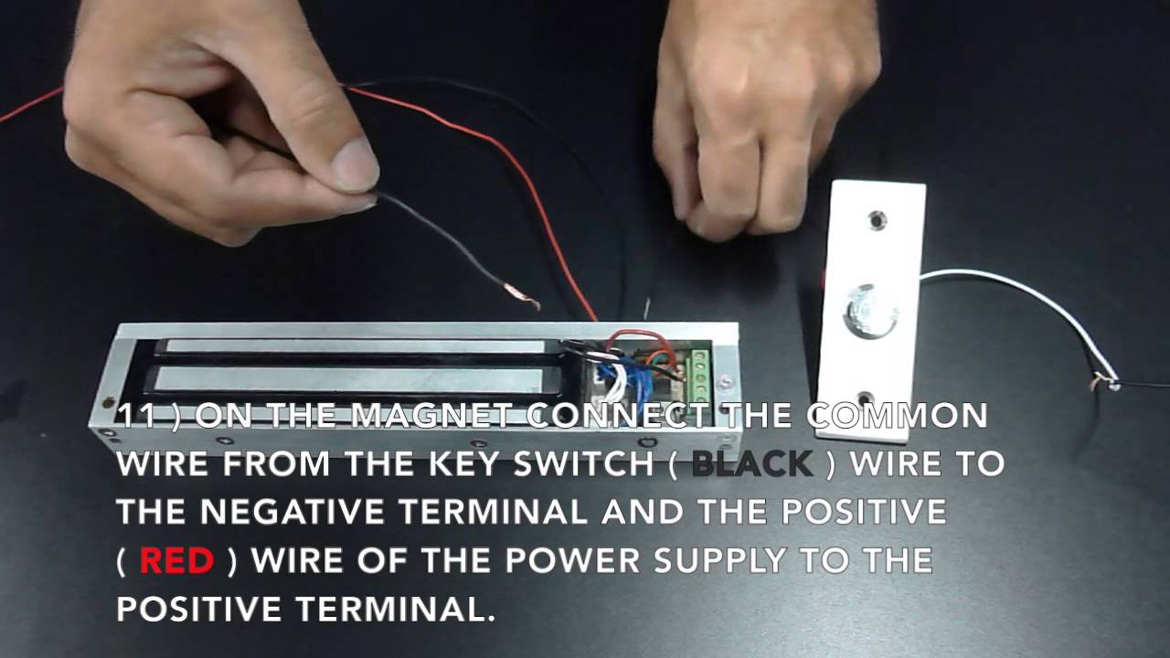 Wireless Entry Pawn Shop Magnetic Lock Kit - YouTube hid access wiring diagram 