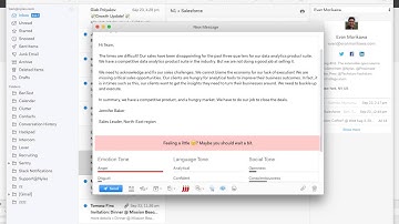 Nylas N1 Tone Analysis