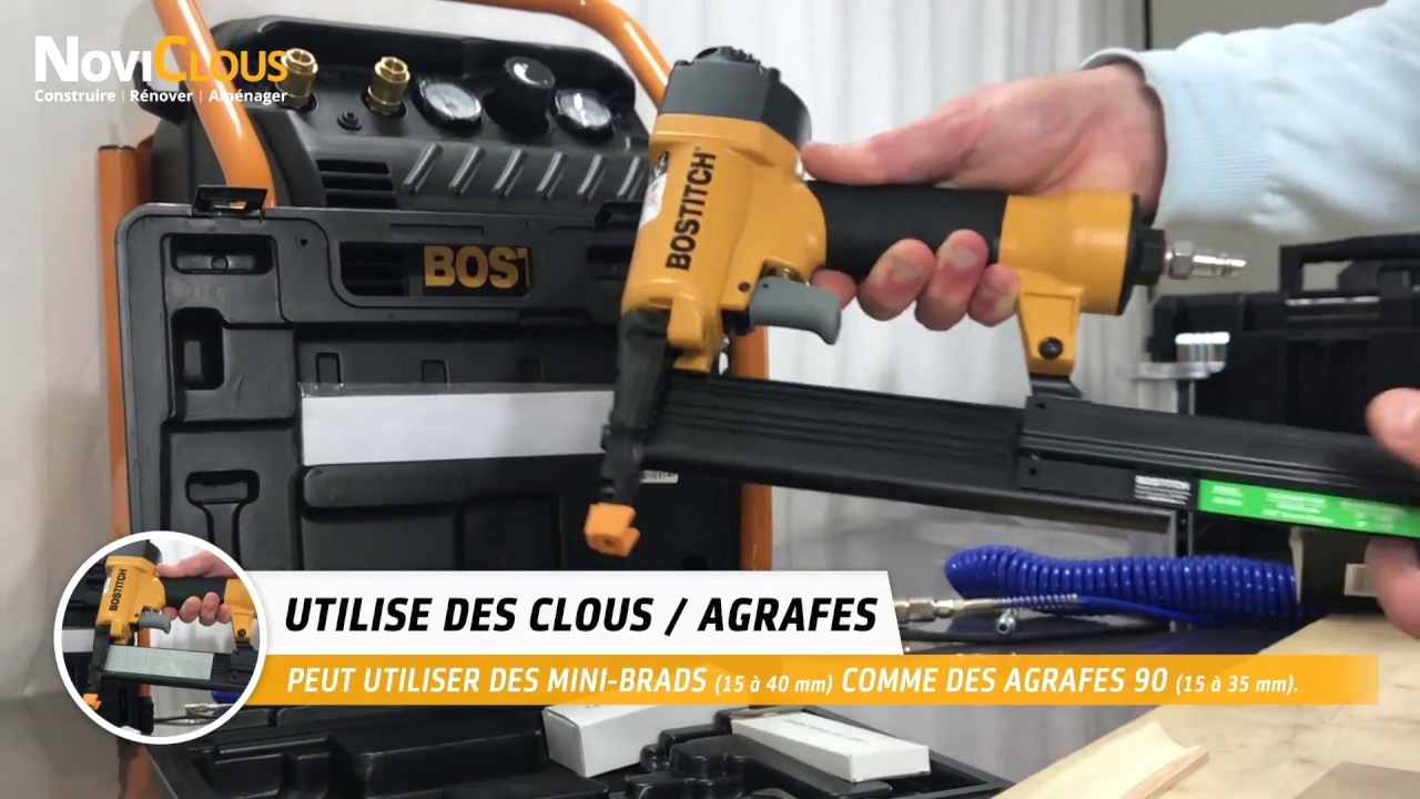Bostitch Sb 2in1 Le Seul Appareil Qui Cloue Et Agrafe Youtube