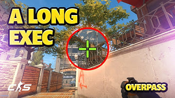Overpass CS2 - 2 Player A Execute From Long