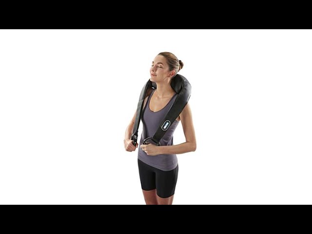 Brookstone Cordless Shiatsu Neck & Back Massager with Heat