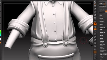 Cartoon Character For Production 3DMax (Sculpting) : 01 (24)