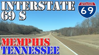 I-69 South - Memphis - Tennessee - 4K Highway Drive