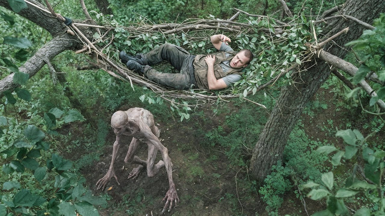 برنامج واقعي عن راجل لوحده في الحياة البرية بيتحول لرعب لما مخلوق يبدأ يطارده #تلخيصة_FILM