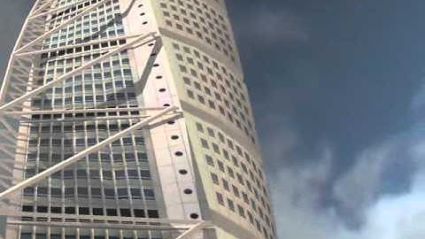 Turning Torso, SketchUp 3D Model