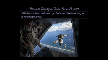 What Terminal Velocity as a Concept Is, in Under 4 Minutes (without Calculus)
