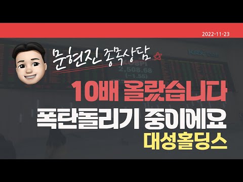 대성홀딩스 종목상담 문현진 