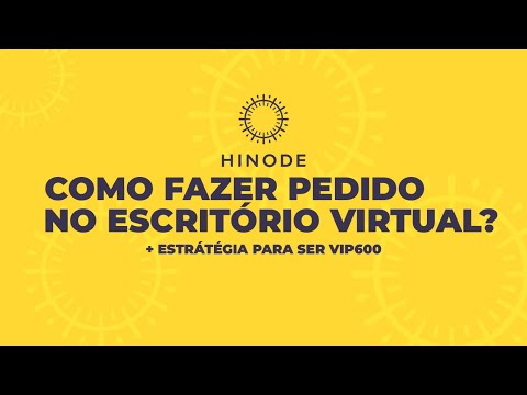 Como fazer pedido pelo Site do Hinode Group - Muito Fácil