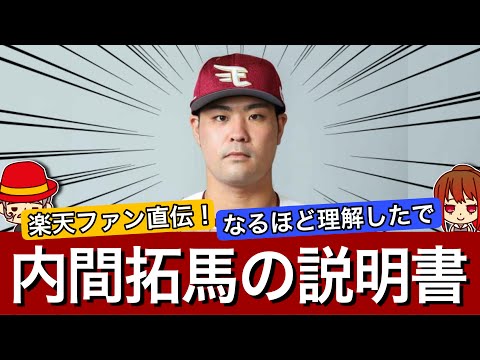 【楽天ファンによる】内間拓馬の取り扱い説明書【現役ドラフト2023】