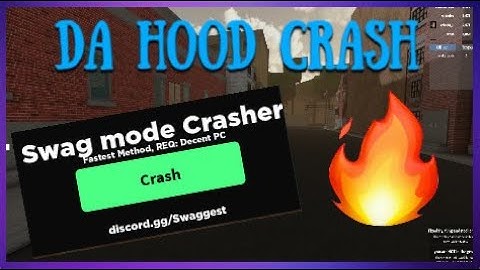 🔥DA HOOD OP CRASH SCRIPT🔥 (1-2 MINUTES, NO MONEY NEEDED)😲