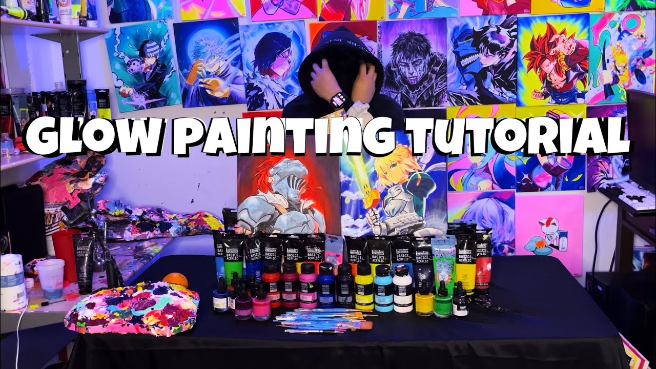 Glow Painting Tutorial (COZY) - YouTube