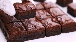 If You Have 1 Egg, No Chocolate, No Butter, No Electric Mixer. Make These Delicious Glossy Brownies.