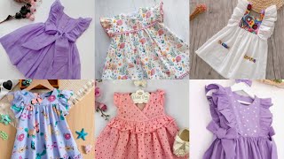 Comfortable Lawn Cotton Baby Frock Designs 2024 For Summer Baby Girl Frock Designs