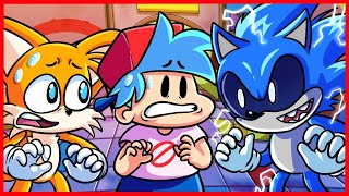 Sonic.exe & Boyfriend & Tails - Friday Night Funkin Animation
