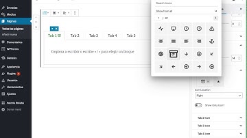 27. Cómo crear un bloque de pestañas o tabs con Kadence Blocks en WordPress