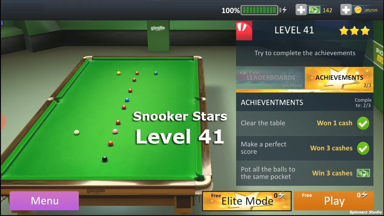 Snooker Stars Level 41