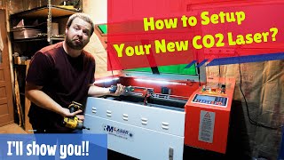 How to Setup Your Chinese CO2 Laser Engraver Cutter - RMLaser RM960 Pro