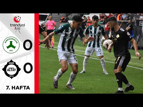 Bitexen Giresunspor (0-0) Altay - Highlights/Özet | Trendyol 1. Lig - 2023/24