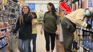 Bad Grandpa Farts On Women Of Walmart!!! (Farts In Every Aisle)