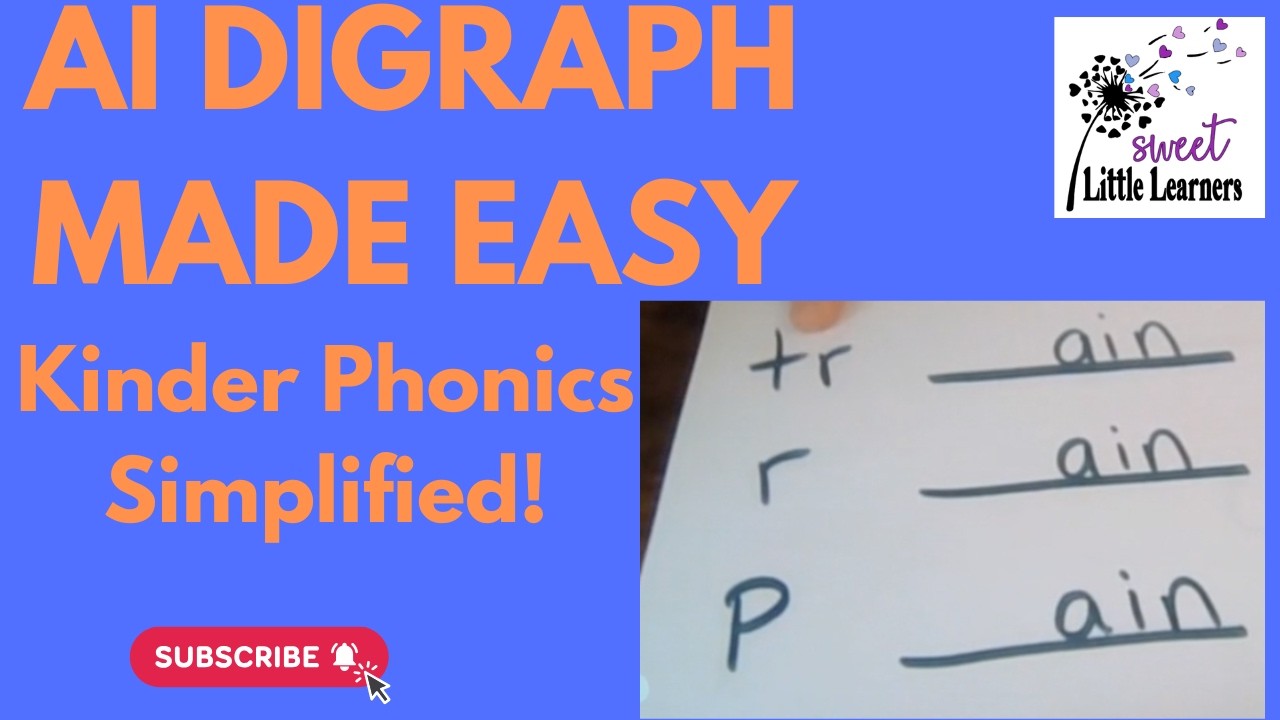Kindergarten Phonics Lesson | AI & AIN Digraph Activities | Ontario FDK 2026 Aligned