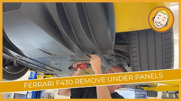 Ferrari F430 How to Remove Under Panels