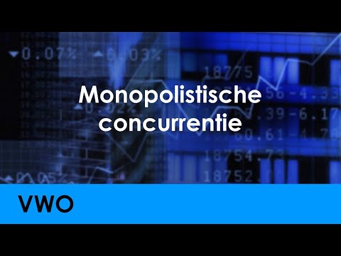 Monopolistische concurrentie - Economie voor vwo - Marktgedrag