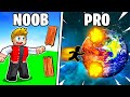 QUEBRANDO COISAS COM 1 SOCO NO ROBLOX ! (STRONGEST PUNCH SIMULATOR)