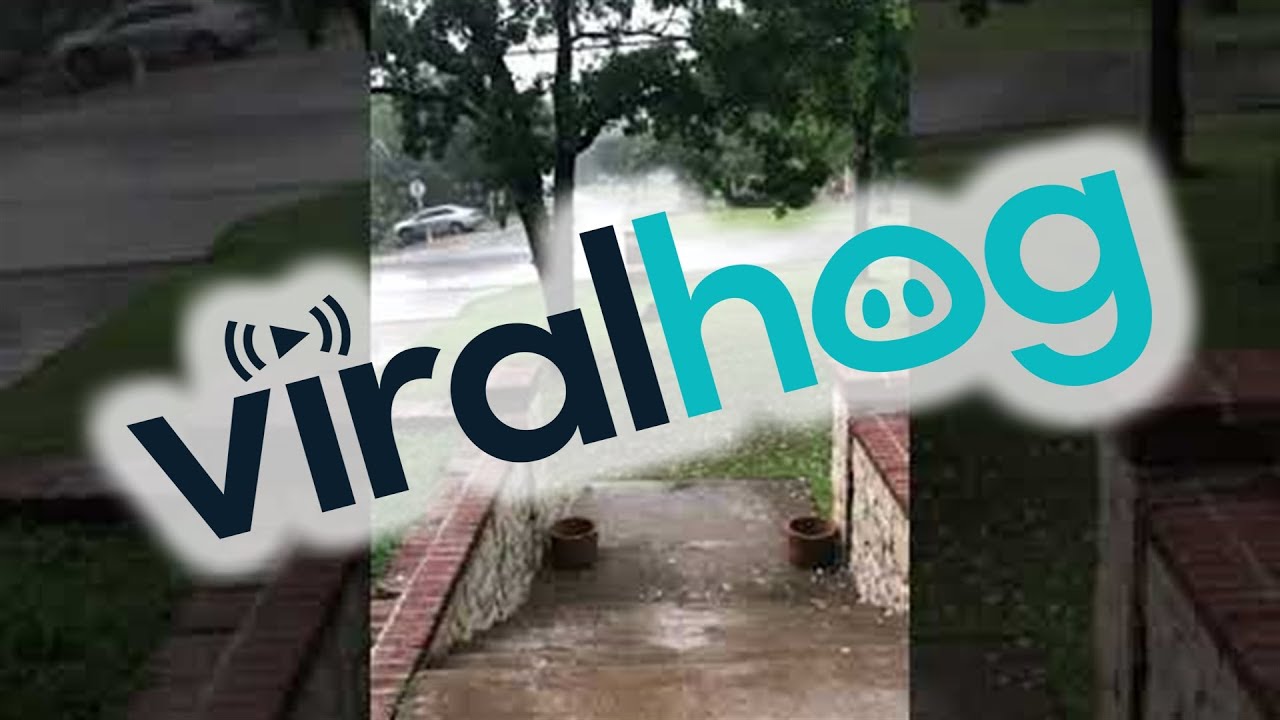 Hail and Tornado in Texas || ViralHog - YouTube