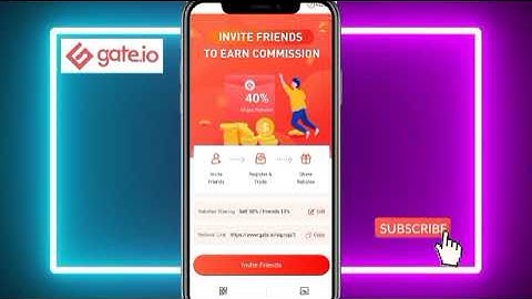Gate.io Refer & Earn | Invite friends to earn commission 40%