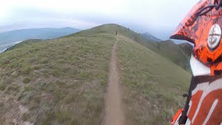 Video thumbnail of "South Skyline Trail Over North Ogden, Utah (Dirt Bikes)"