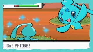 [LIVE] Shiny Phione after only 83 eggs in Pearl + Manaphy distribution cartridge showcase