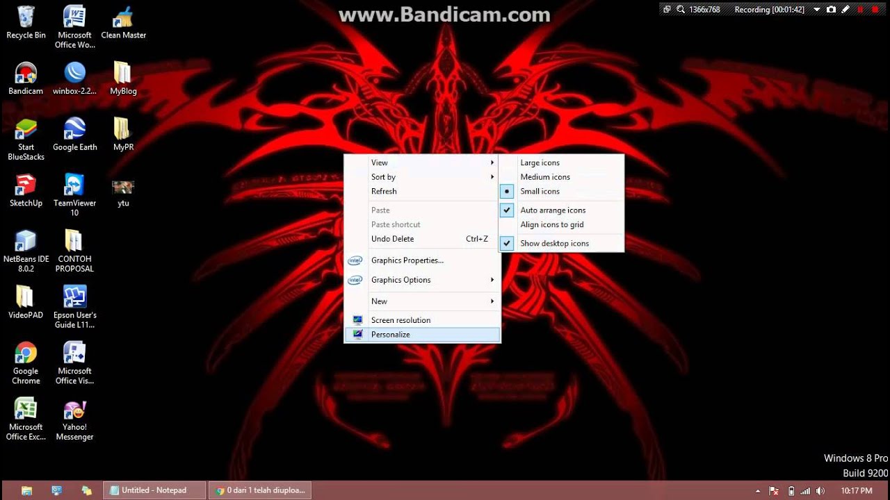 Cara menghilangkan Tampilan Desktop di Windows 7 dan 8