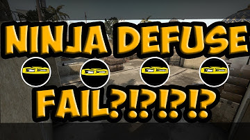CS GO Ninja Defuse - Fail?!?!?!? [Dust2]