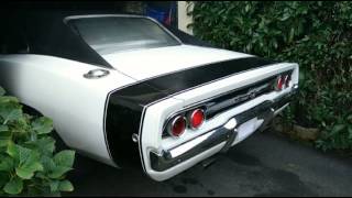 Dodge Charger 1968 440ci cold start - Fabulous sound