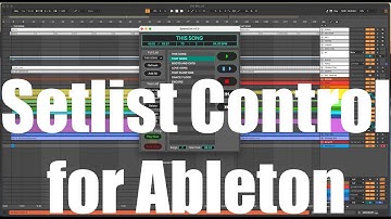 SpaceList v2: Create and manage setlist in Ableton for your live performance