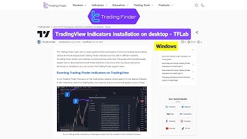 🎯MT4, MT5 & TradingView Indicators installation on desktop  [TFLab]